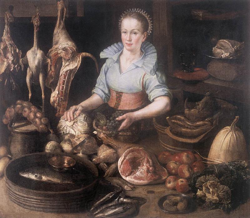 RYCK, Pieter Cornelisz van The Kitchen Maid AF Norge oil painting art